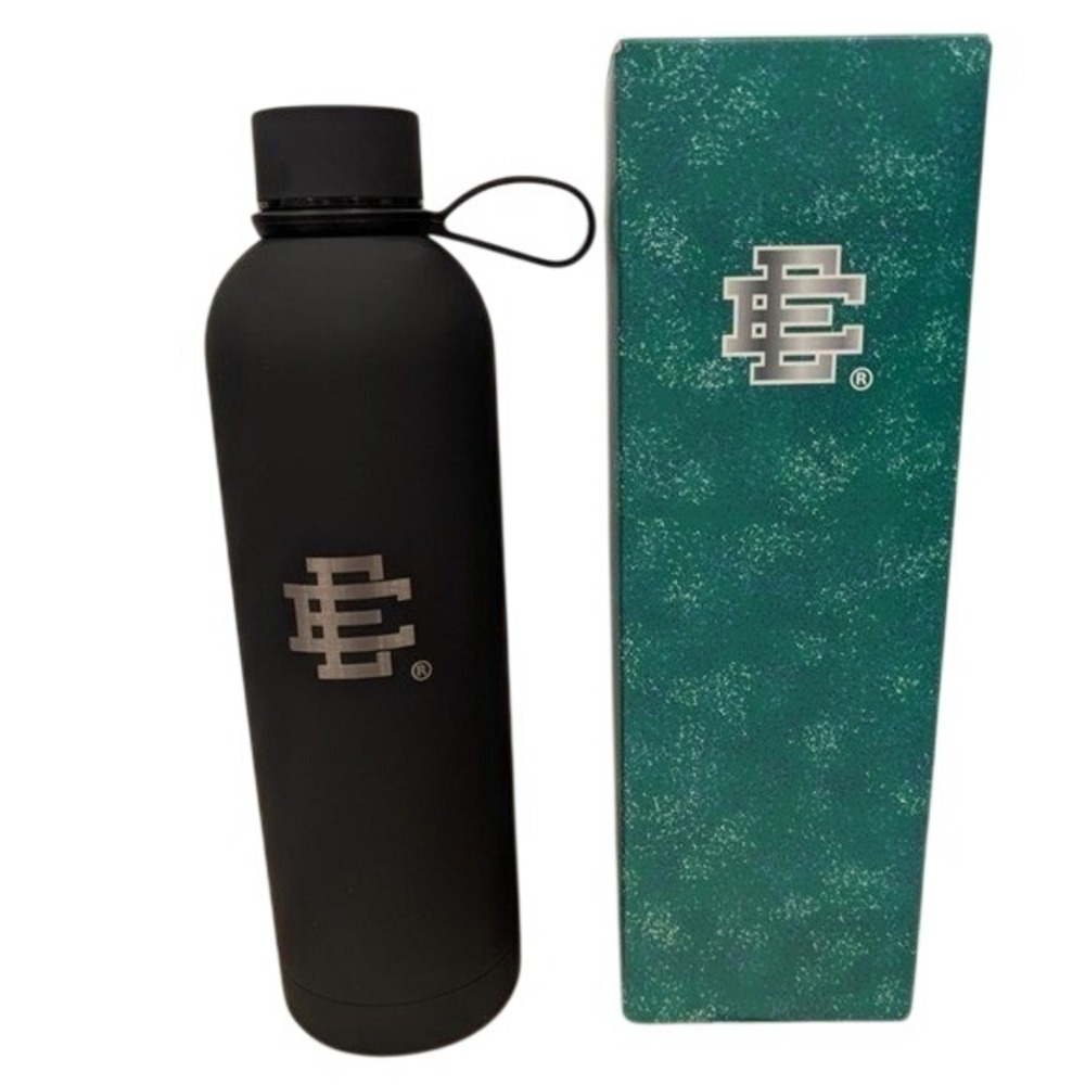 Eric Emmanuel Unreleased EE Stainless Steel‎ Water Bottle 20oz Brand New Black